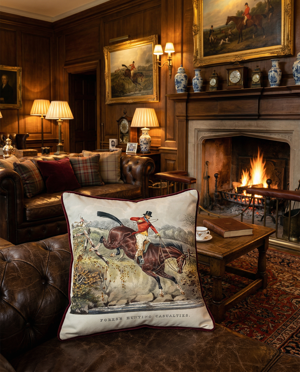 England Cushion Velvet
