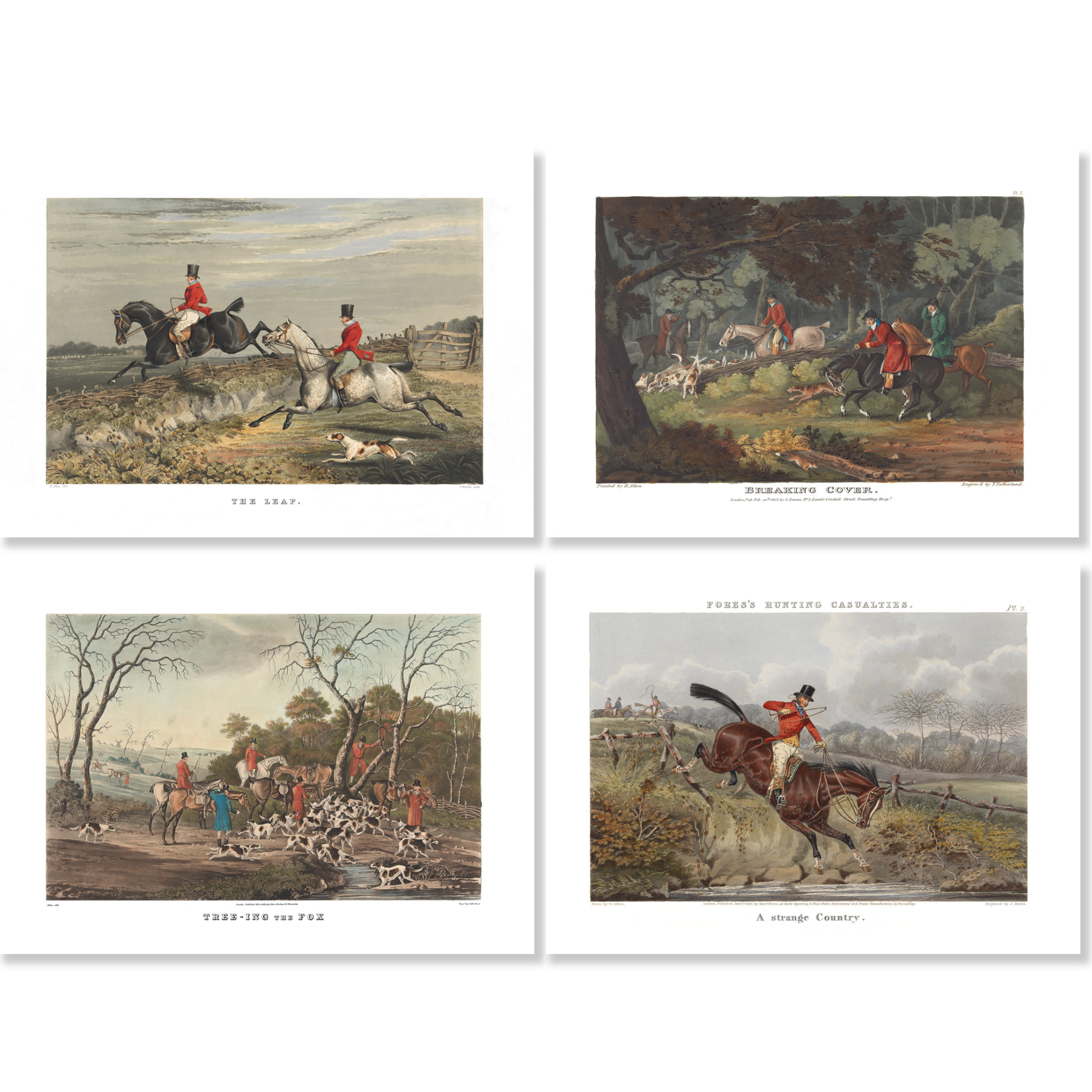 England set of 4 placemats in premium linen by The Napking