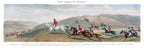 England Runner Premium Linen with classic countryside-inspired print, 50x150 cm