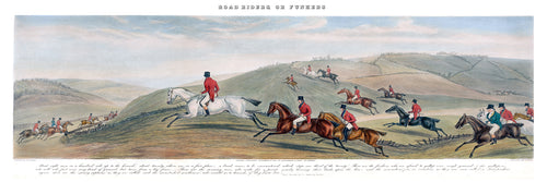 England Runner Premium Linen with classic countryside-inspired print, 50x150 cm