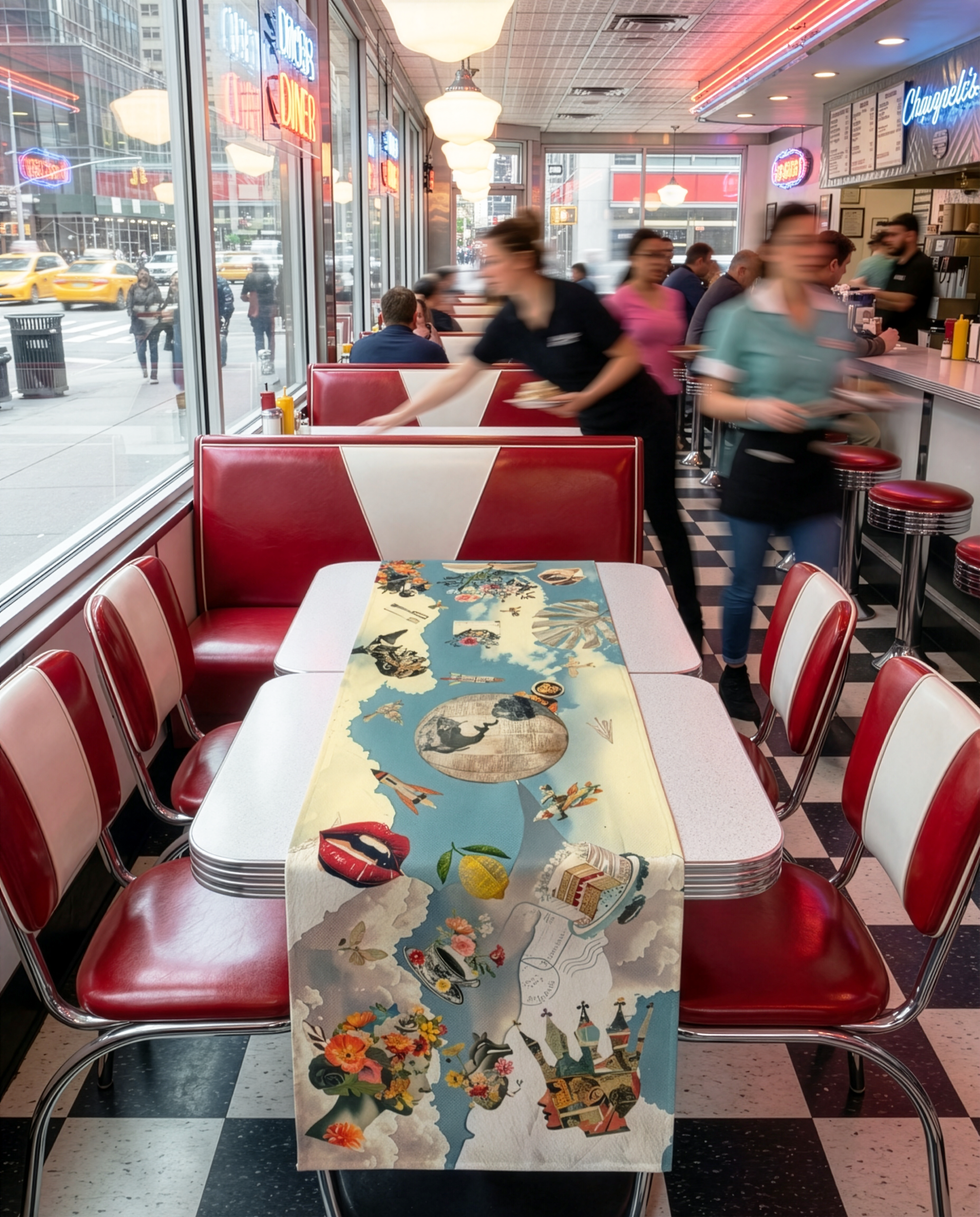 Panama Cotton Table Runner Ephemera