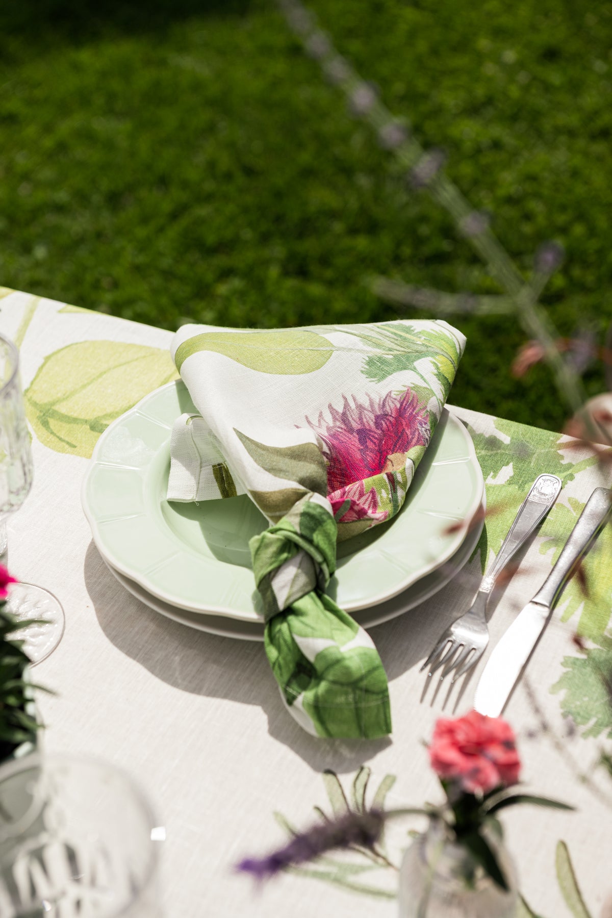 Nappe en lin « Épices », 100 % fabriqué en Italie