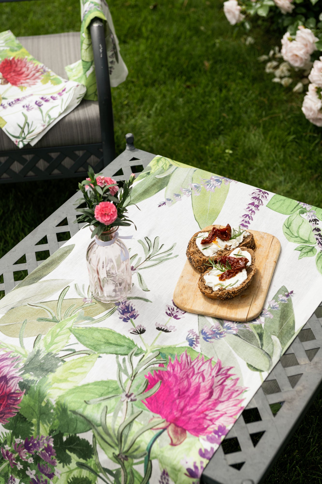 Pure Linen Runner «Épices» 100% Made in Italy - The Napking