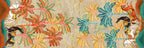 Equis Runner Premium Linen with equestrian-inspired graphic print, 50x150 cm