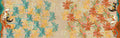 Equis Runner Premium Linen with equestrian-inspired graphic print, 80x250 cm