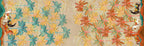 Equis Runner Premium Linen with equestrian-inspired graphic print, 80x250 cm