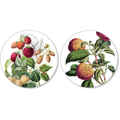 Set of 2 coasters Exotica wood cork