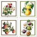 Set 4 Napkins Mixed Linen Exotica 100% Made in Italy