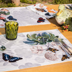 Set of 4 Placemats «Felci» Cotton Satin 100% Made in Italy - The Napking