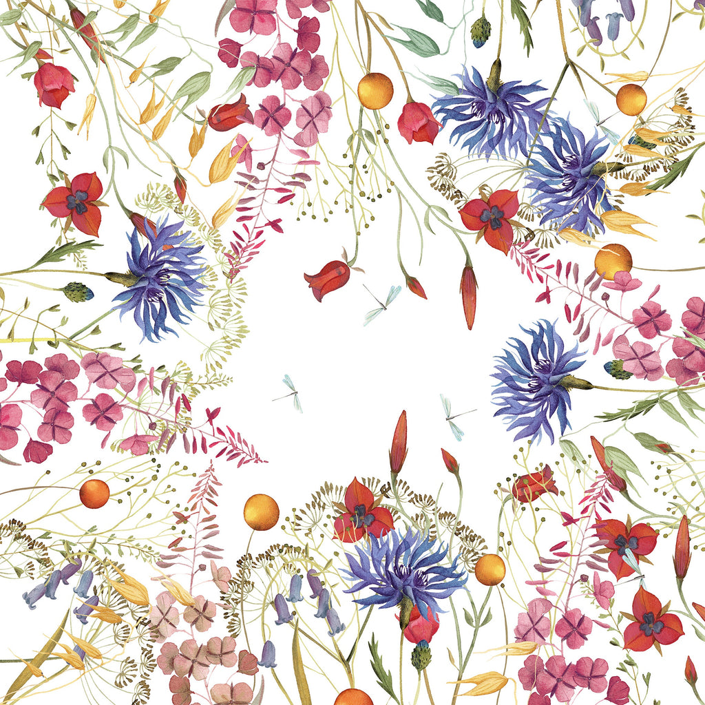 Linen Tablecloth «Fiordaliso», 100% Made in Italy - The Napking