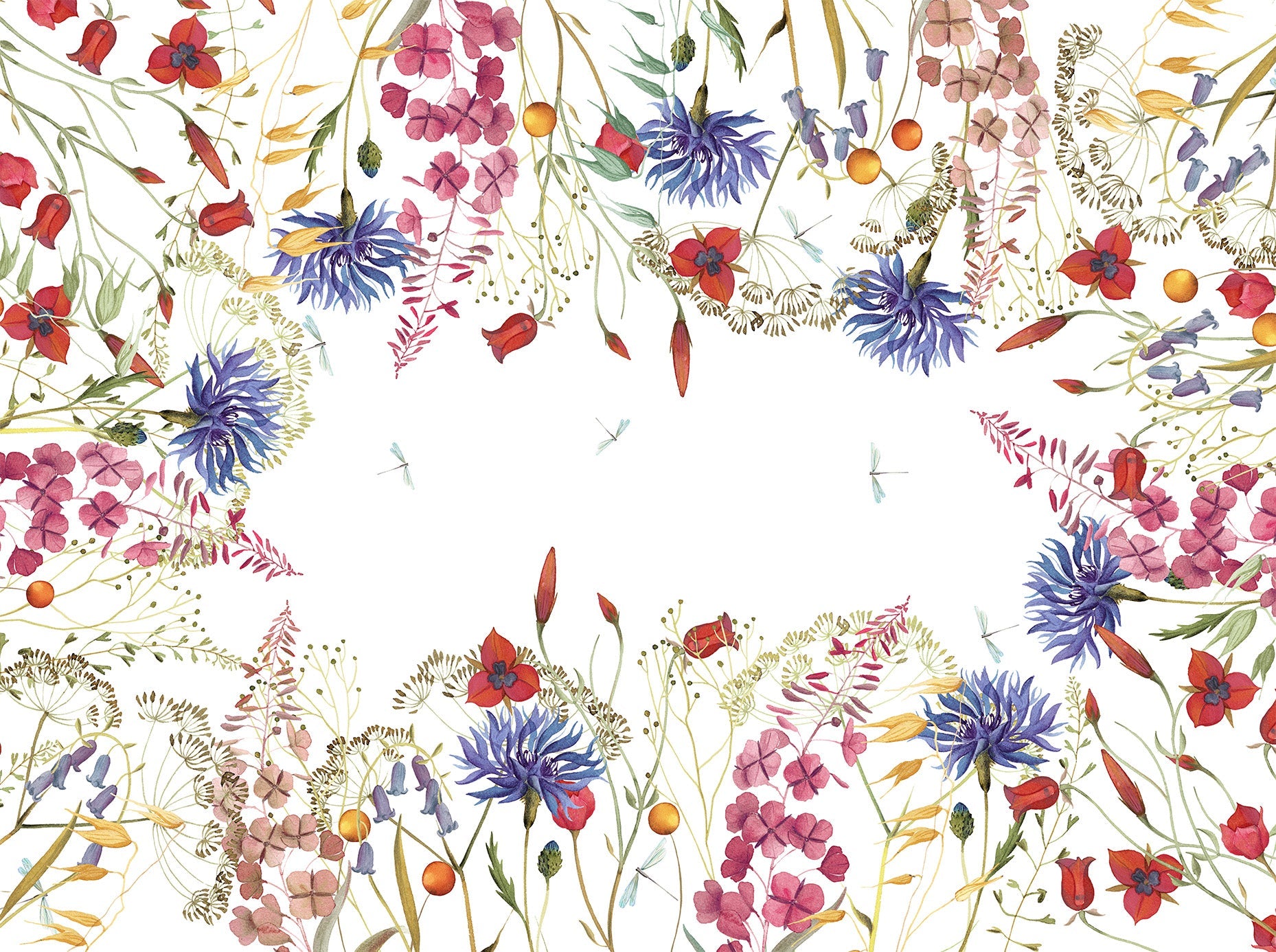 Tovaglia in lino «Fiordaliso», 100% Made in Italy