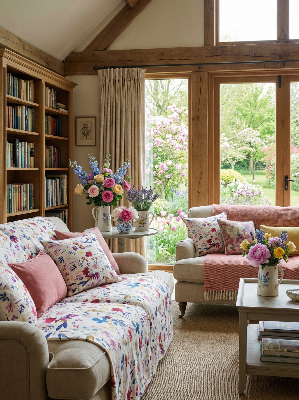 Bloom Art Print Fabric (By the Meter)