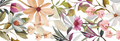 Cotton Satin Runner Floralia 100% Made in Italy - The Napking