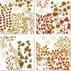 Set 4 Tovaglioli Foliage 100% Made in Italy