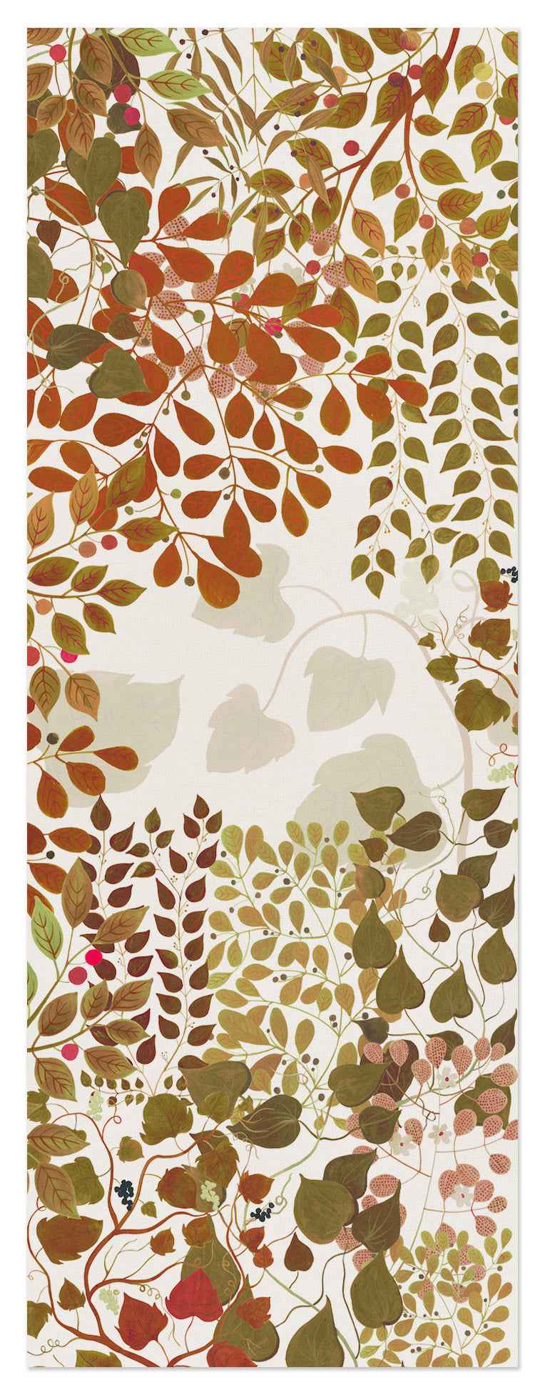 Linen Runner «Foliage» 100% Made in Italy