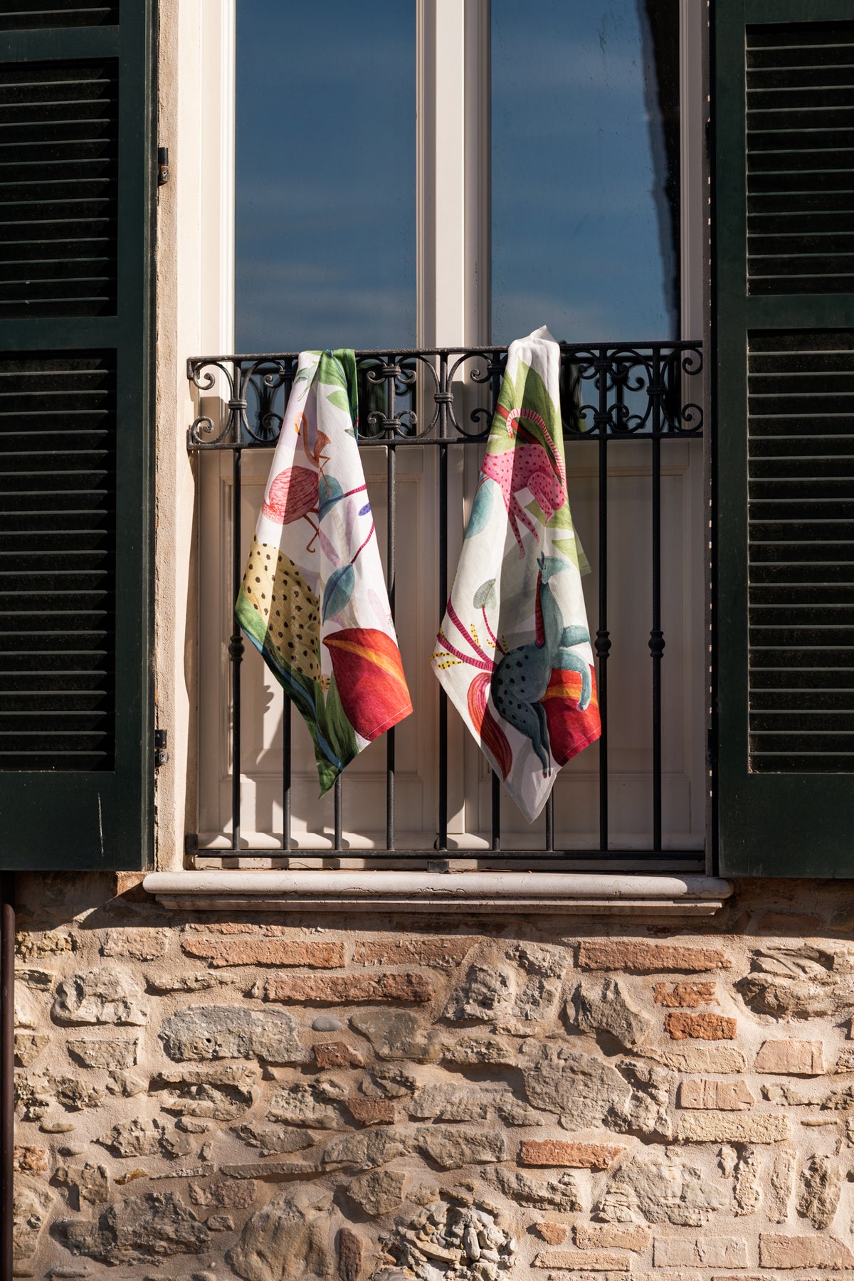 Kitchen Towels «Funky Animals» 100% Made in Italy - The Napking