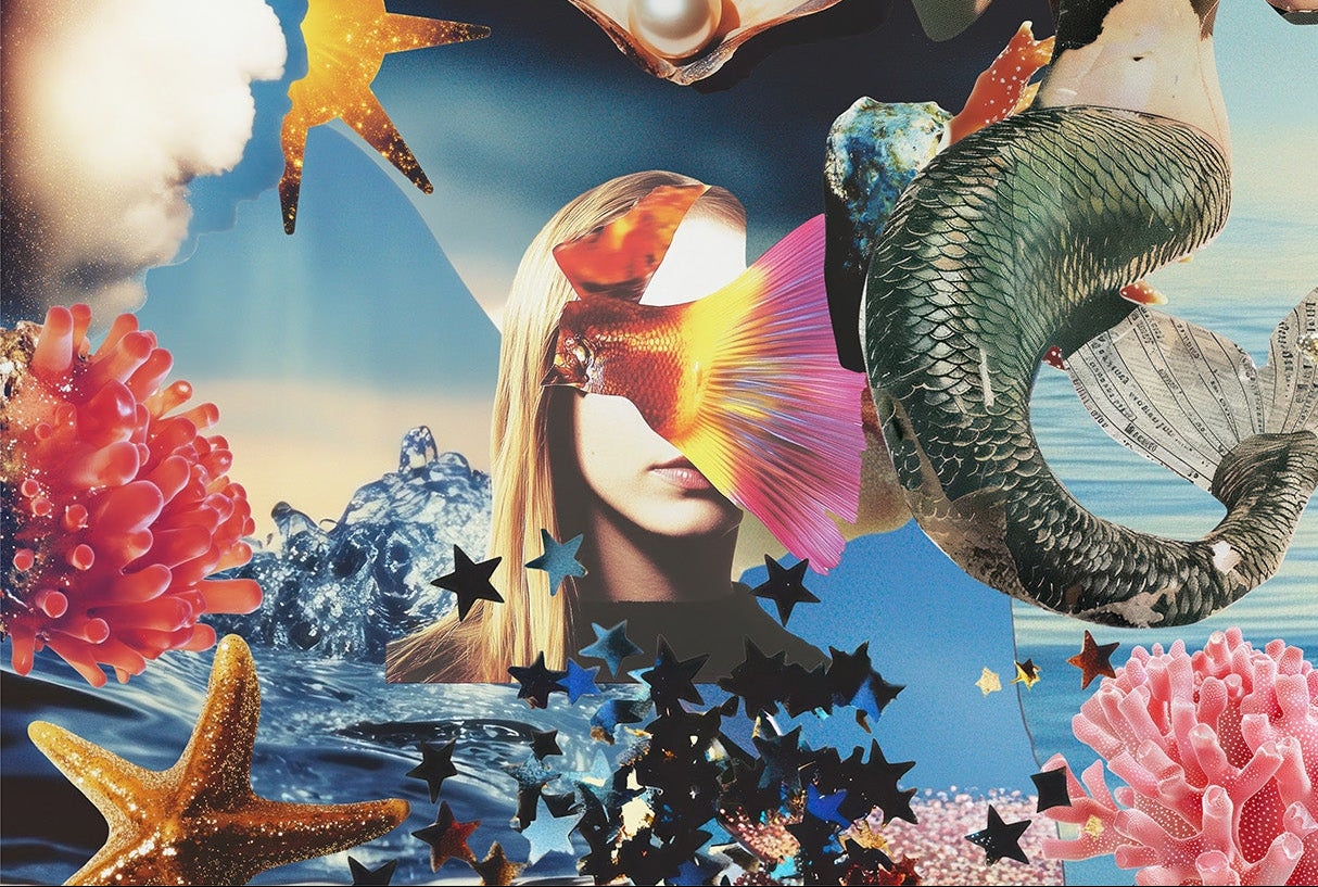 Panama Cotton Tablecloth Glitter Blue