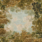 Goblin tablecloth premium linen in 210Ø cm with digitally printed decorative design