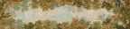 Goblin Runner Premium Linen with playful woodland fantasy print, 50x220 cm