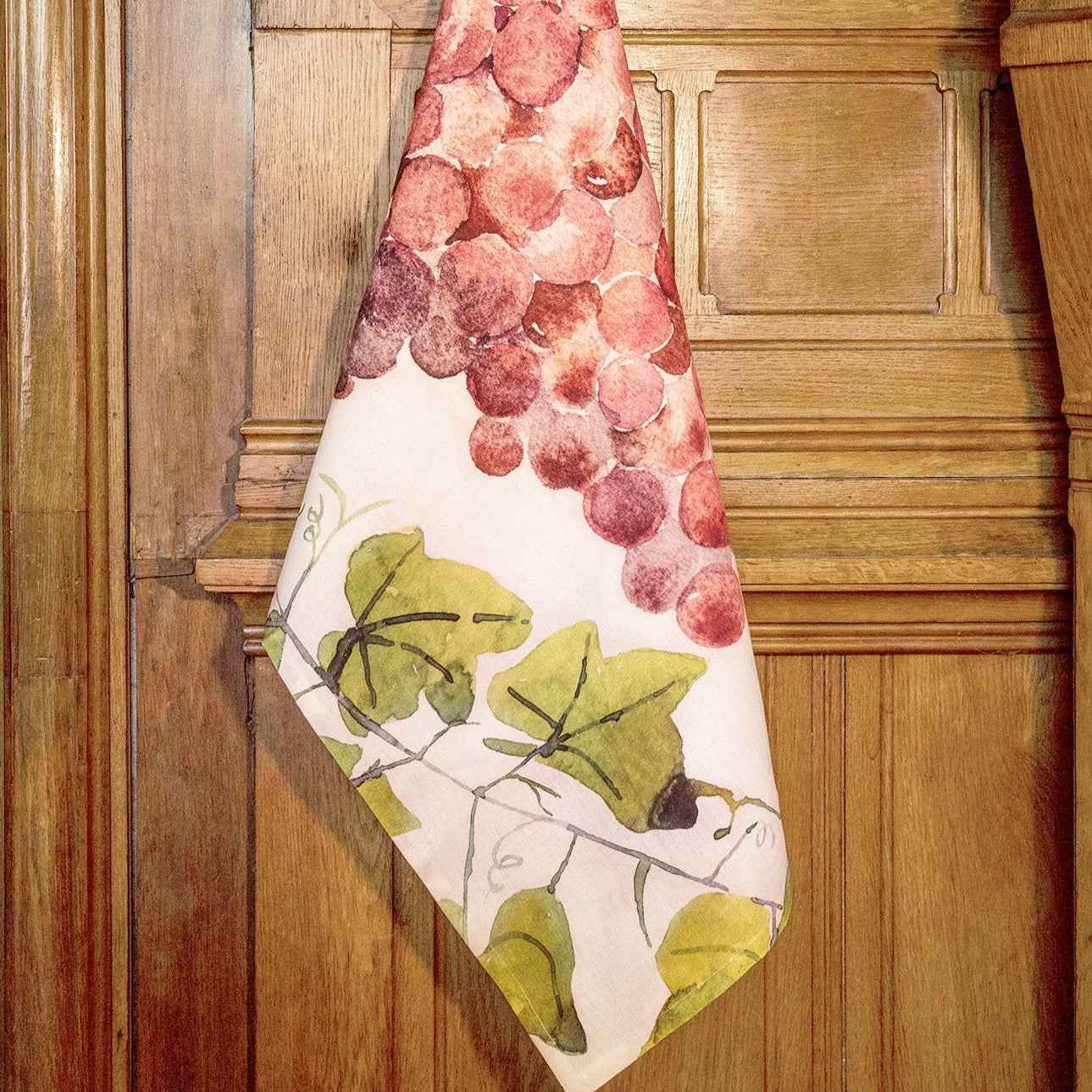Kitchen Towels «Grapes», 100% Made in Italy