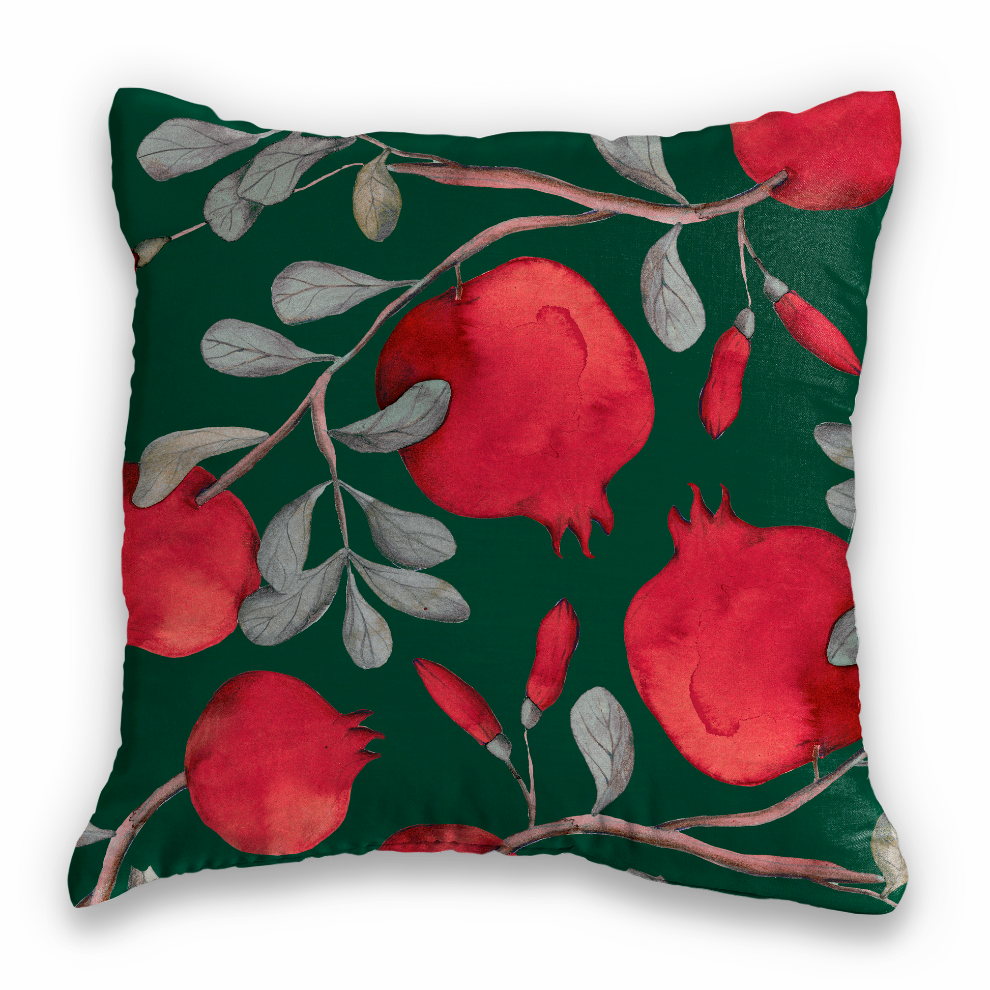 Cushion «Grenade» Green Variant, 100% Made in Italy