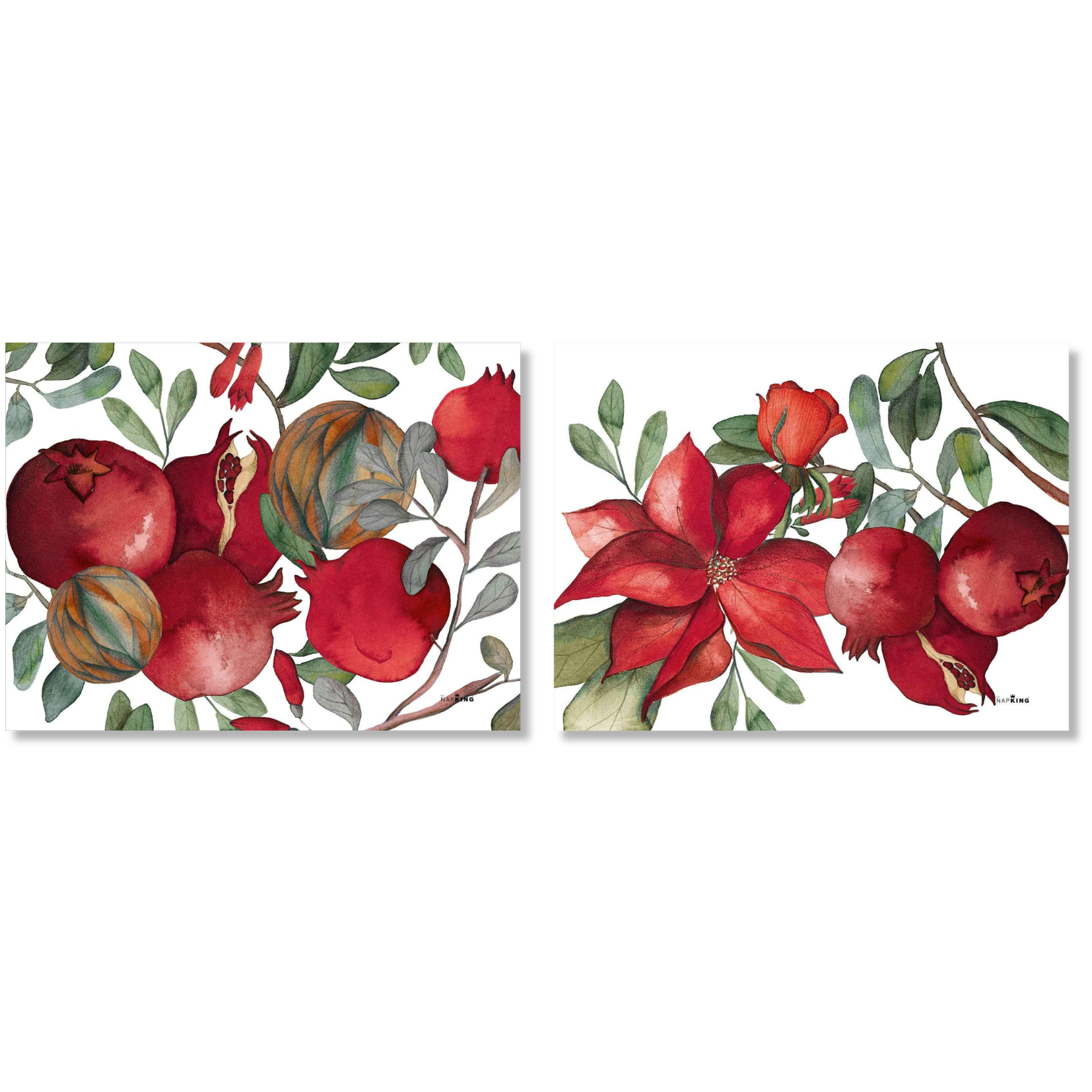 Grenade Set of 2 Rectangular Hardboard Placemats