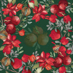 Grenade Green Variant Tablecloth Cotton Satin - The Napking