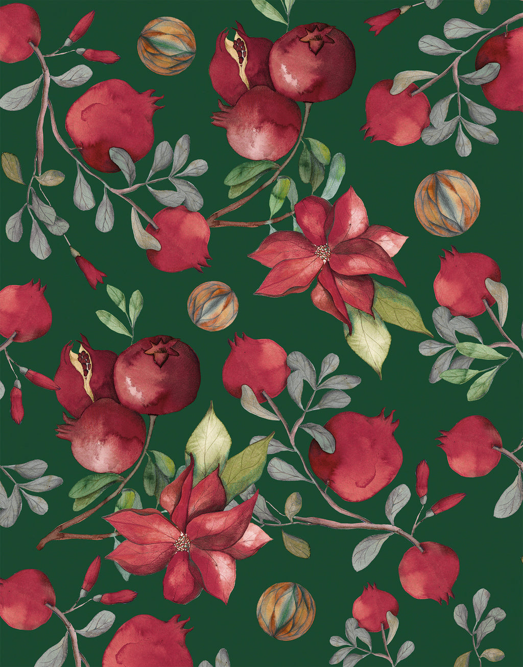 Plaid «Grenade» Green Variant, 100% Made in Italy