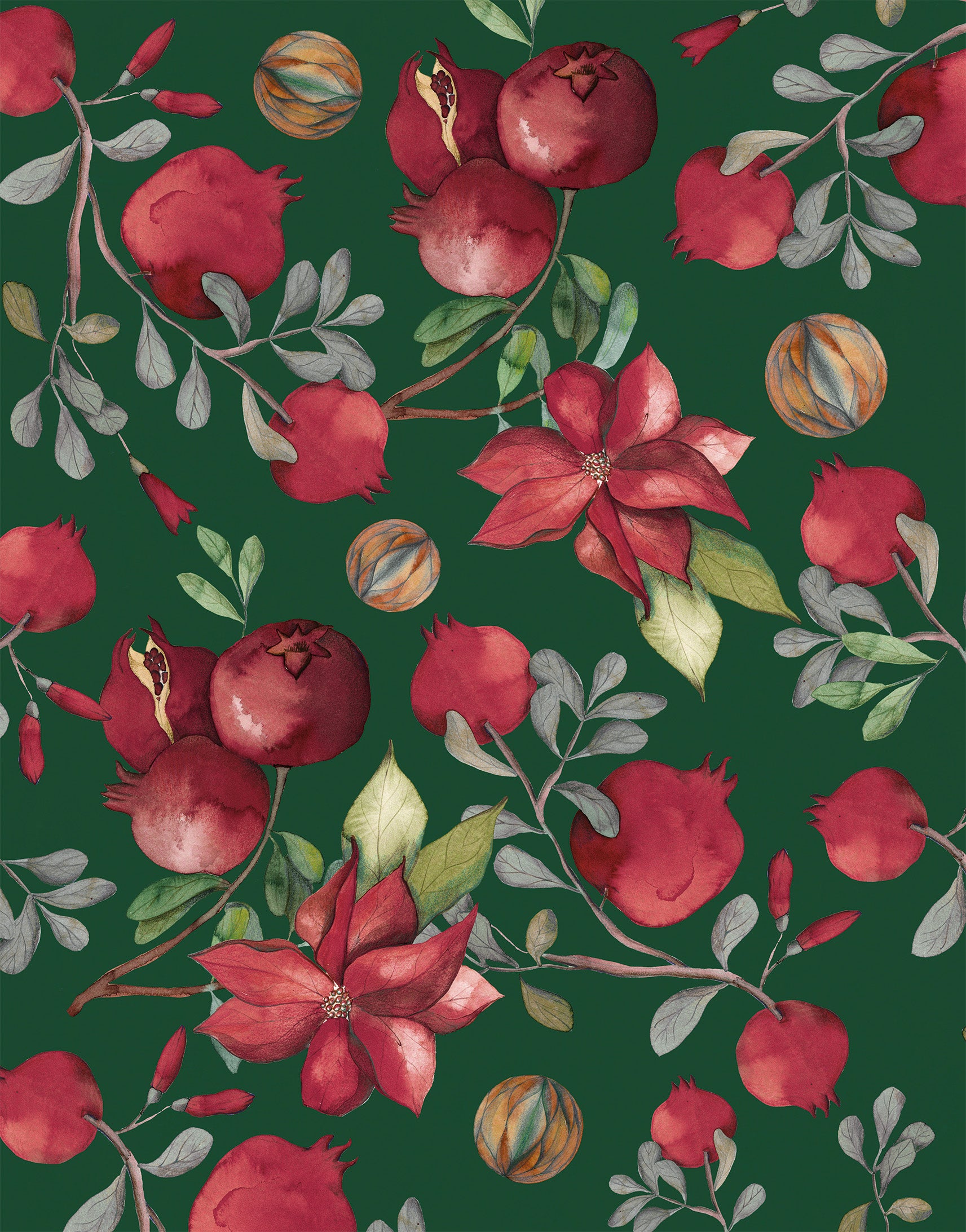 Plaid «Grenade» Green Variant, 100% Made in Italy