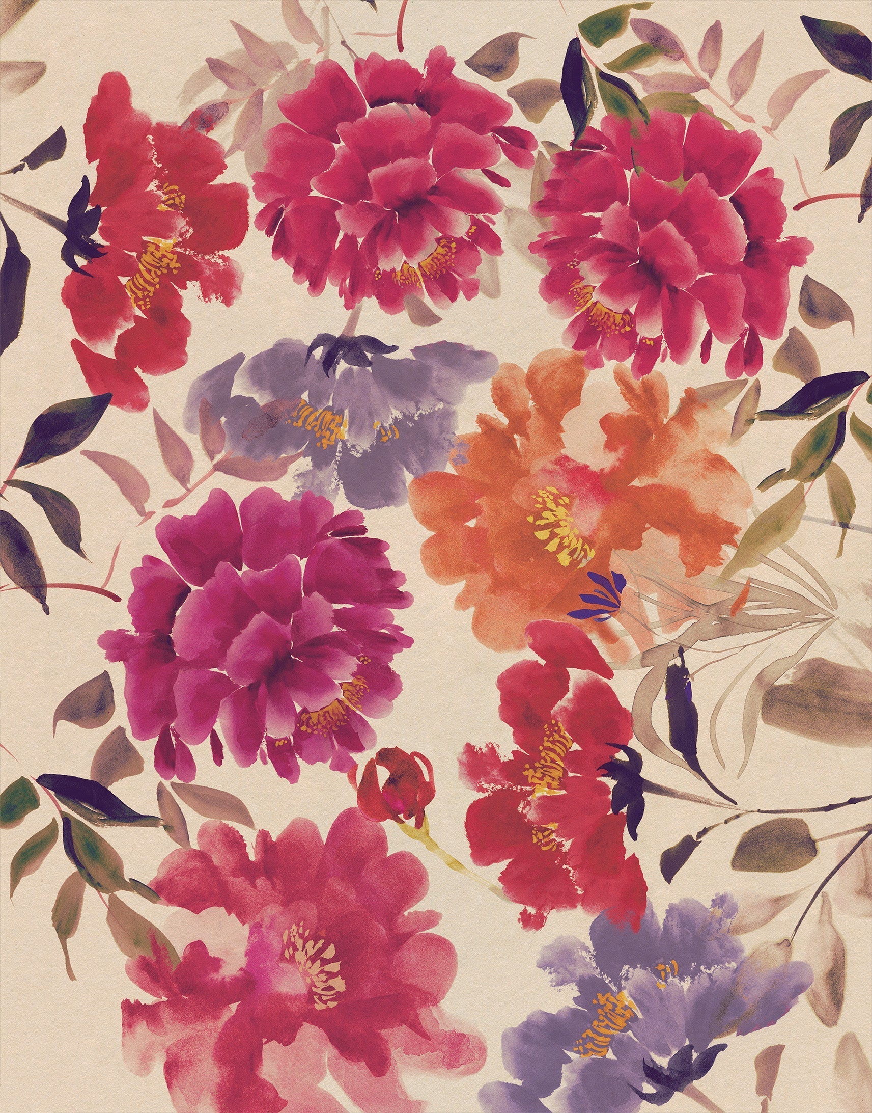 Plaid Hanami, 100% Made in Italy The Napking