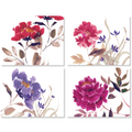 Set of 4 Placemats «Hanami» Linen 100% Made in Italy The Napking