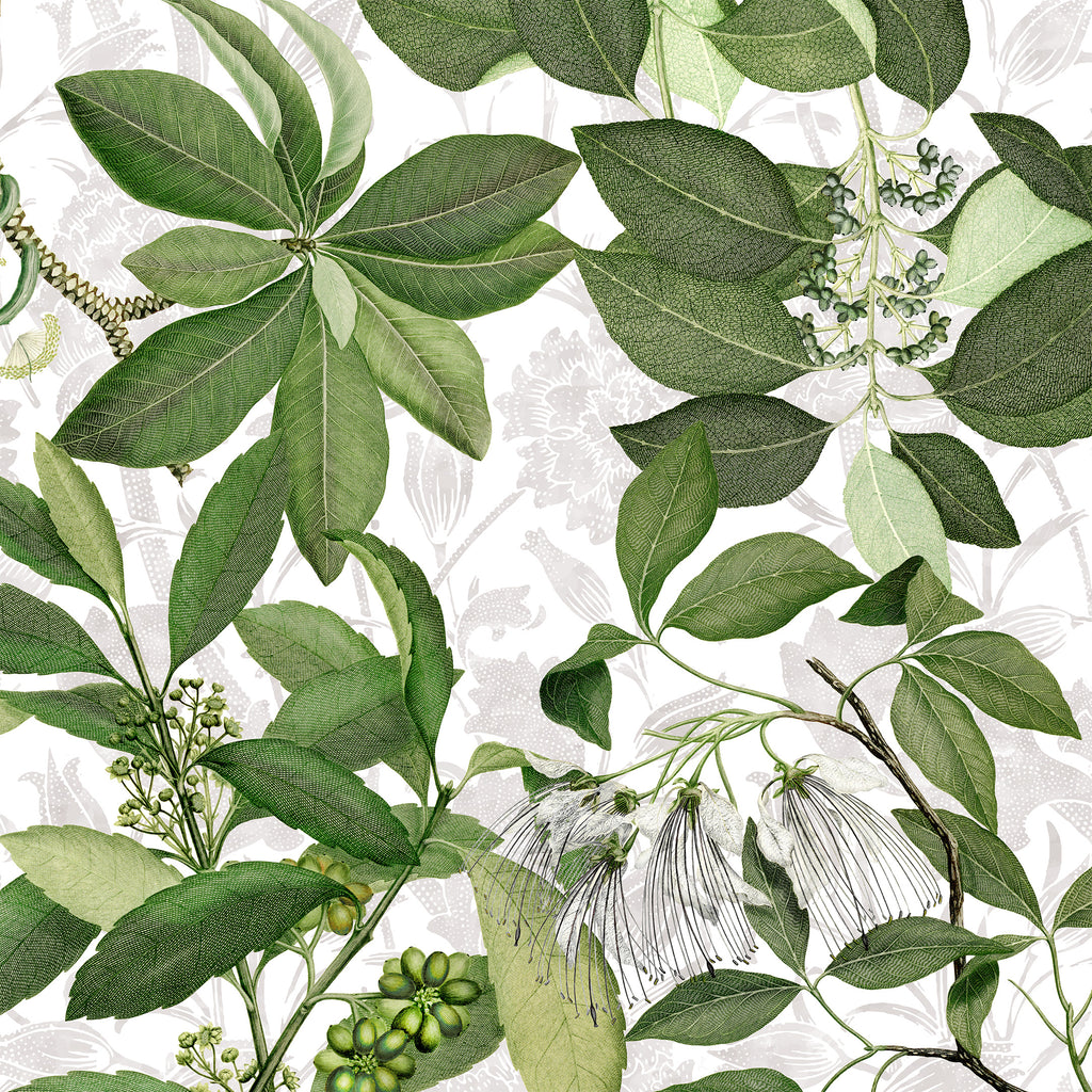 Hedycarya tablecloth premium linen with digitally printed decorative design