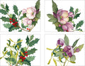 Set of 4 Placemats Helleborus Linen The Napking