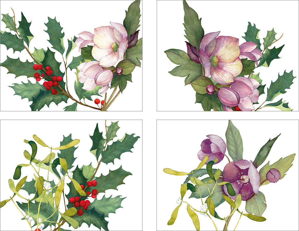 Set of 4 Placemats Helleborus Linen The Napking