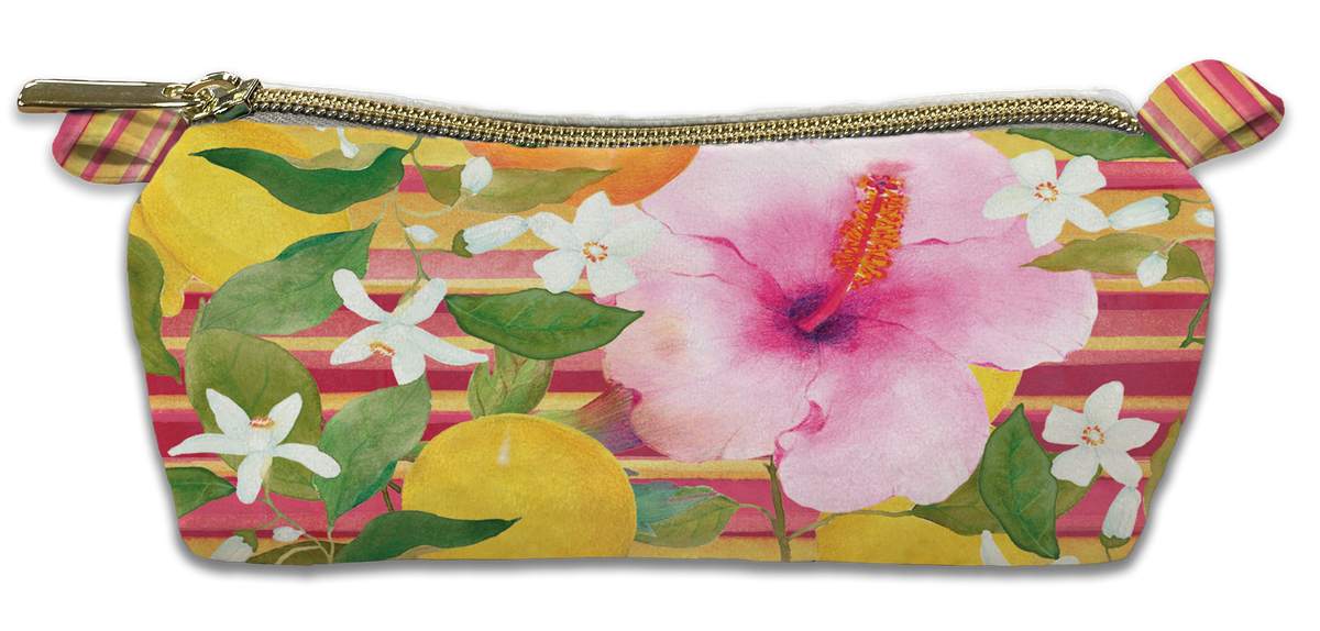 Velvet Case «Ibiscus»,100% Made in Italy - The Napking