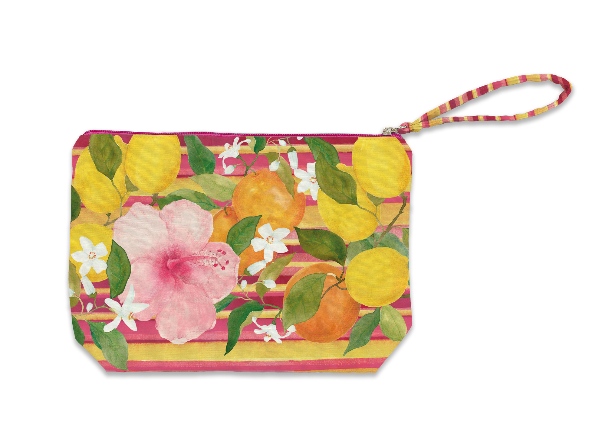 Cotton Pochette «Ibiscus», 100% Made in Italy