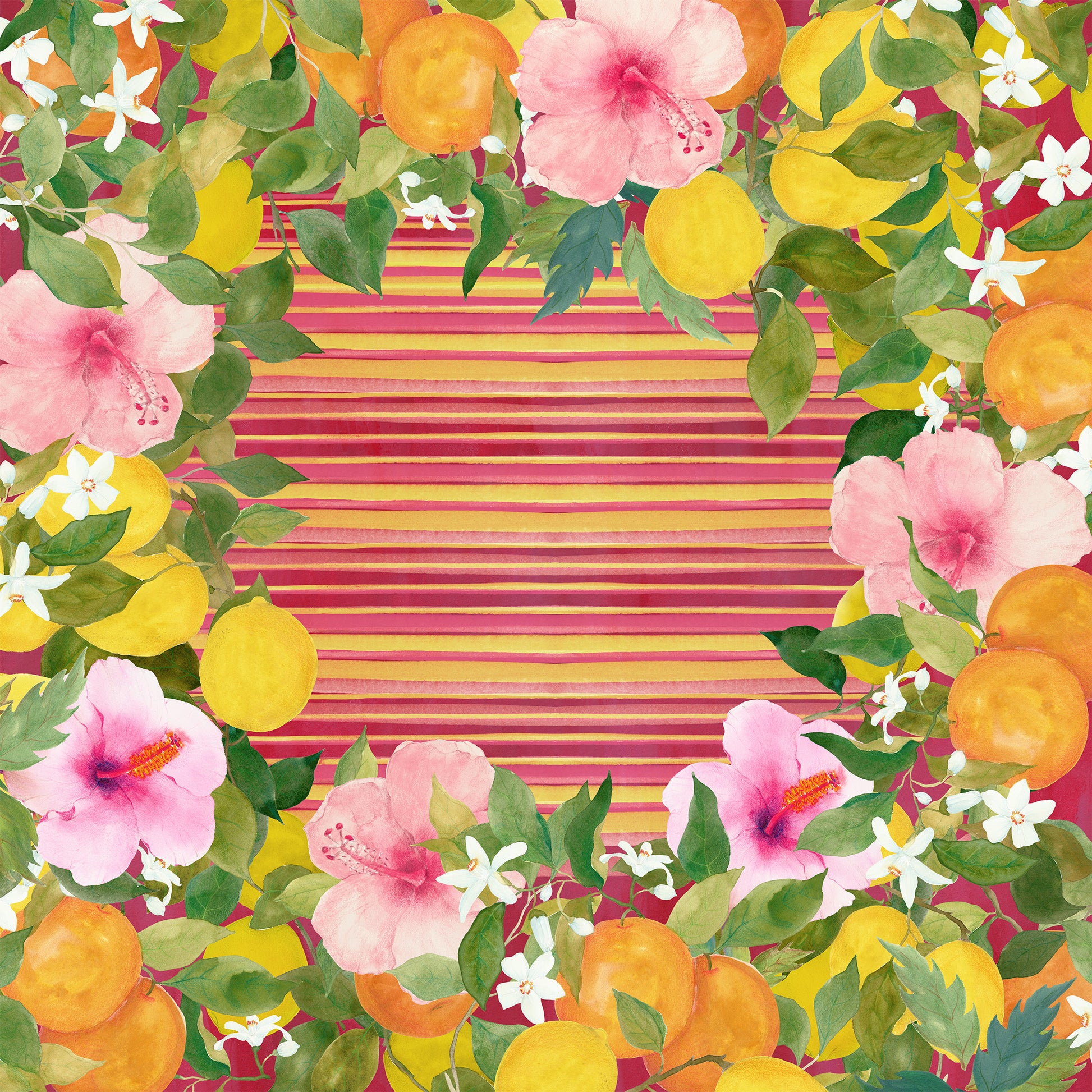 Tovaglia in lino pregiato «Ibiscus» 100% Made in Italy