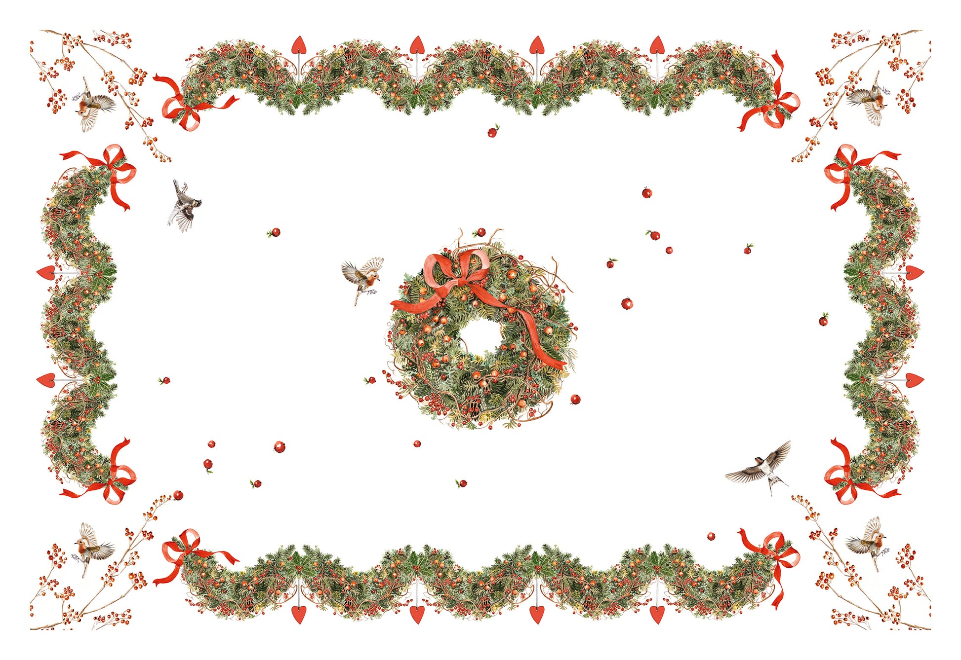 Tovaglia in lino «Janine», 100% Made in Italy