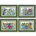 Set of 4 Placemats Jardin Magique 100% Made in Italy