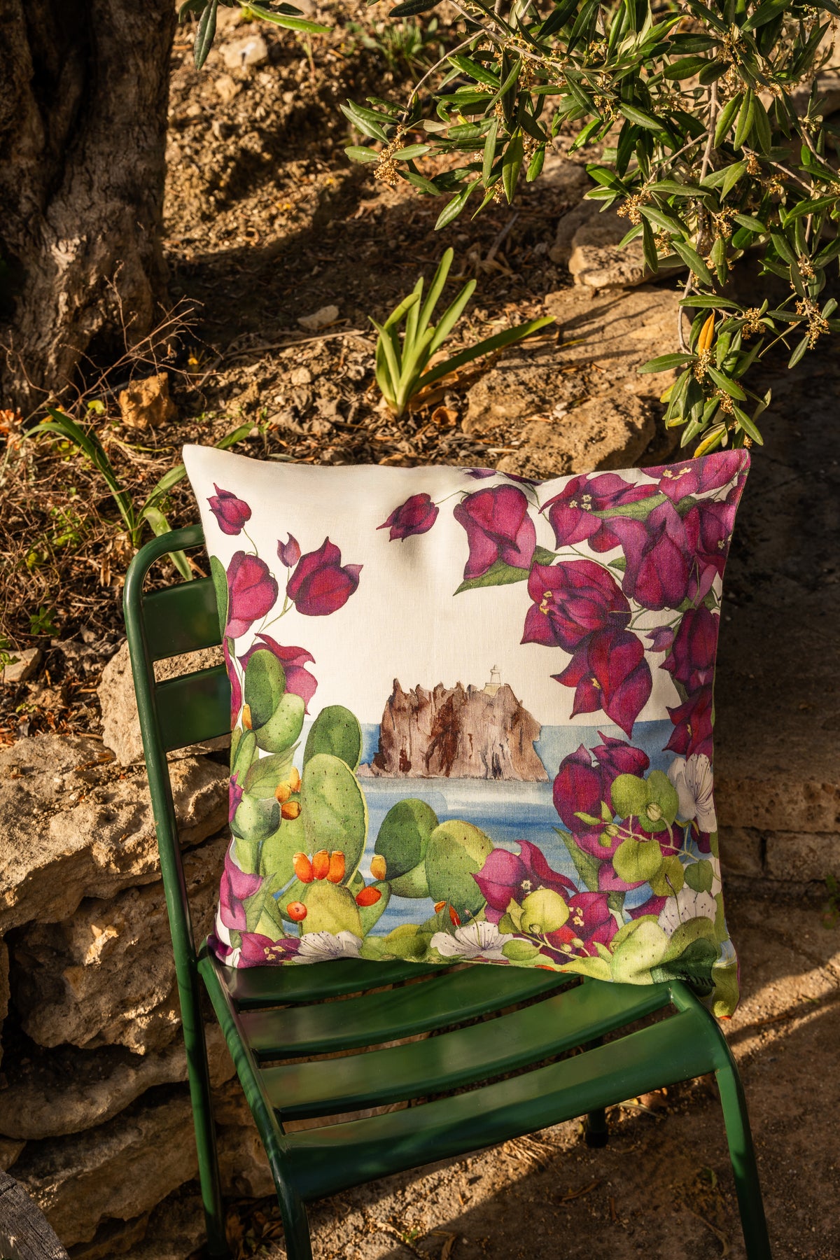 Coussin Lipari, 100 % fabriqué en Italie