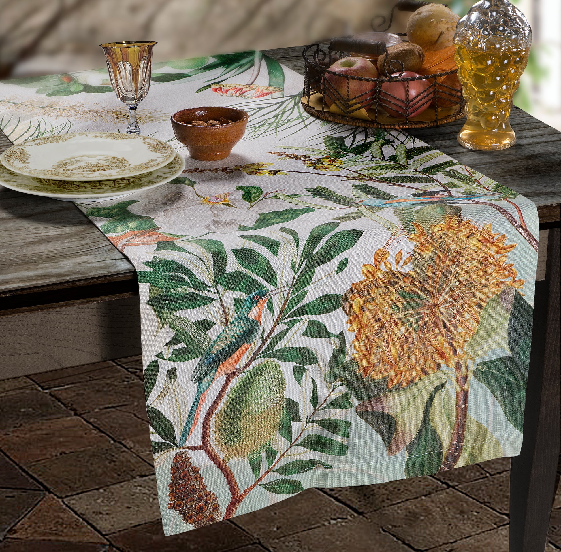 Loma Runner Linen by The Napking