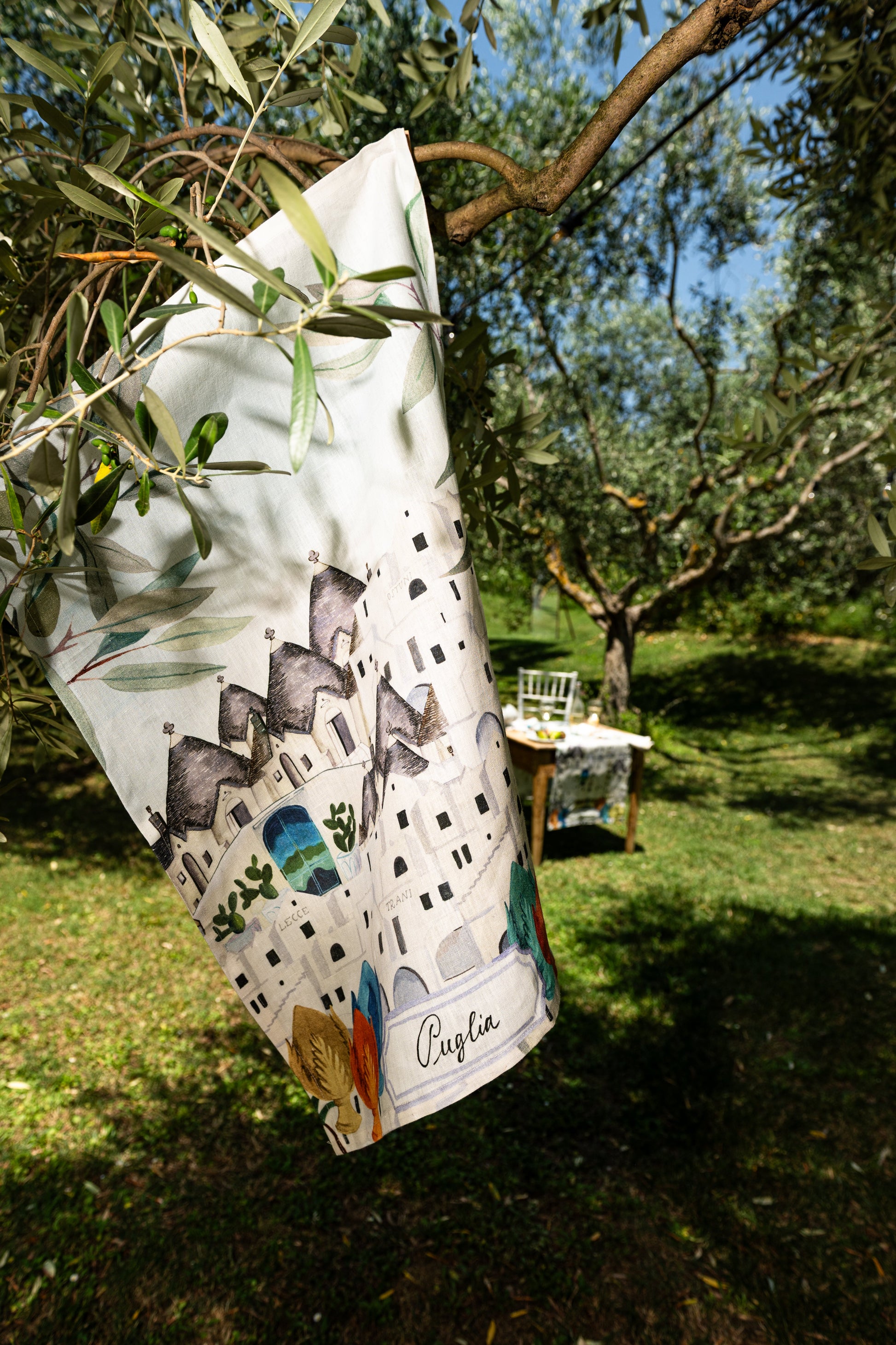 Kitchen Towels «Puglia», 100% Made in Italy - The Napking