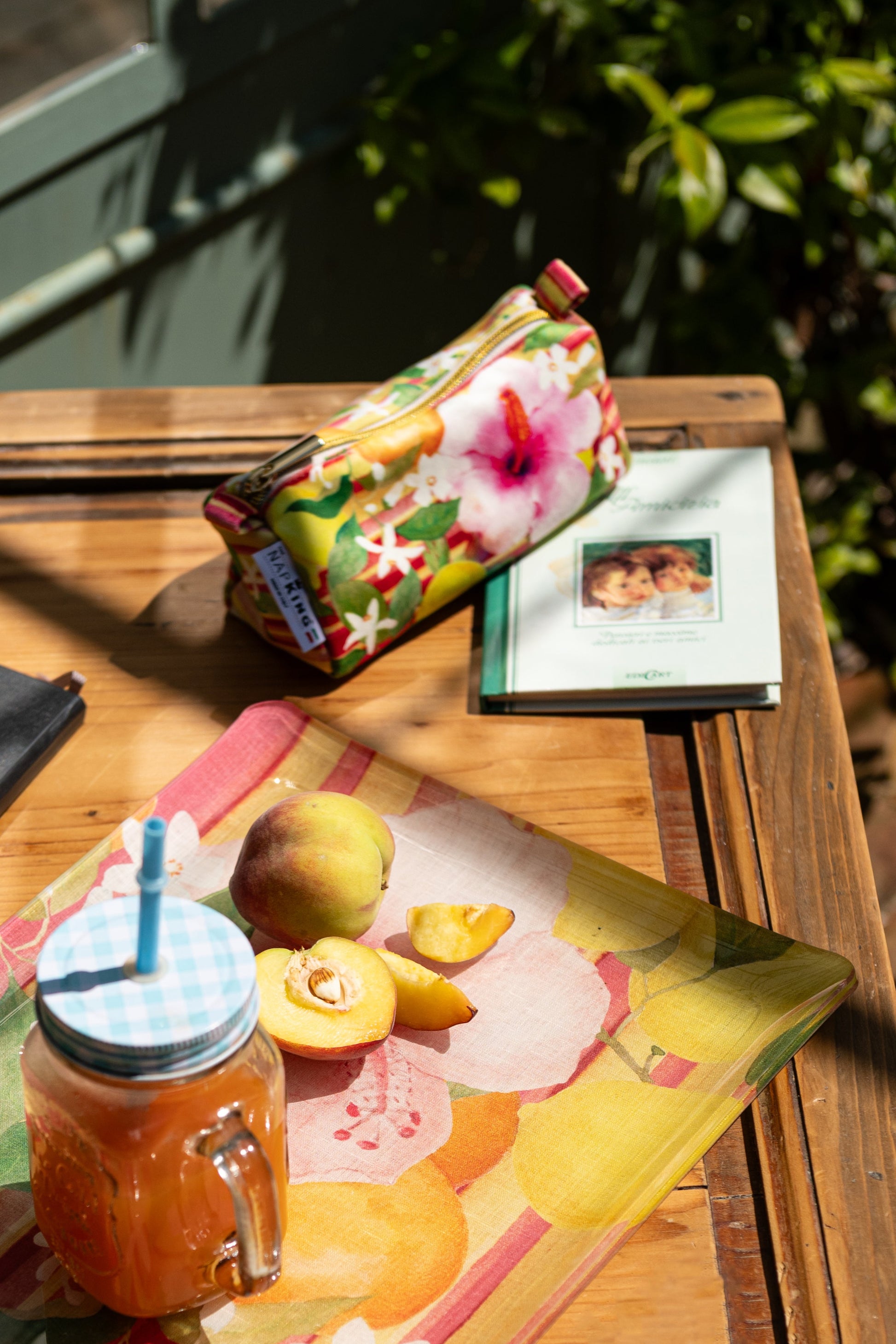 Velvet Case «Ibiscus»,100% Made in Italy