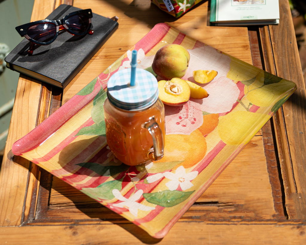 Tray «Ibiscus», 100% Made in Italy - The Napking