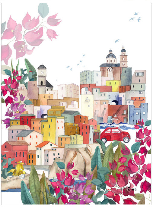 Kitchen Towels La Riviera 100% Made in Italy