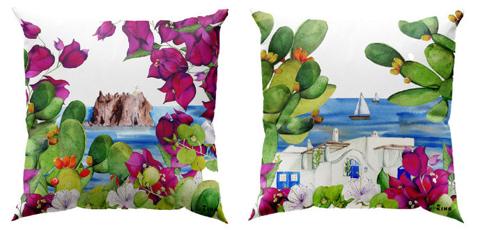 Coussin Lipari, 100 % fabriqué en Italie