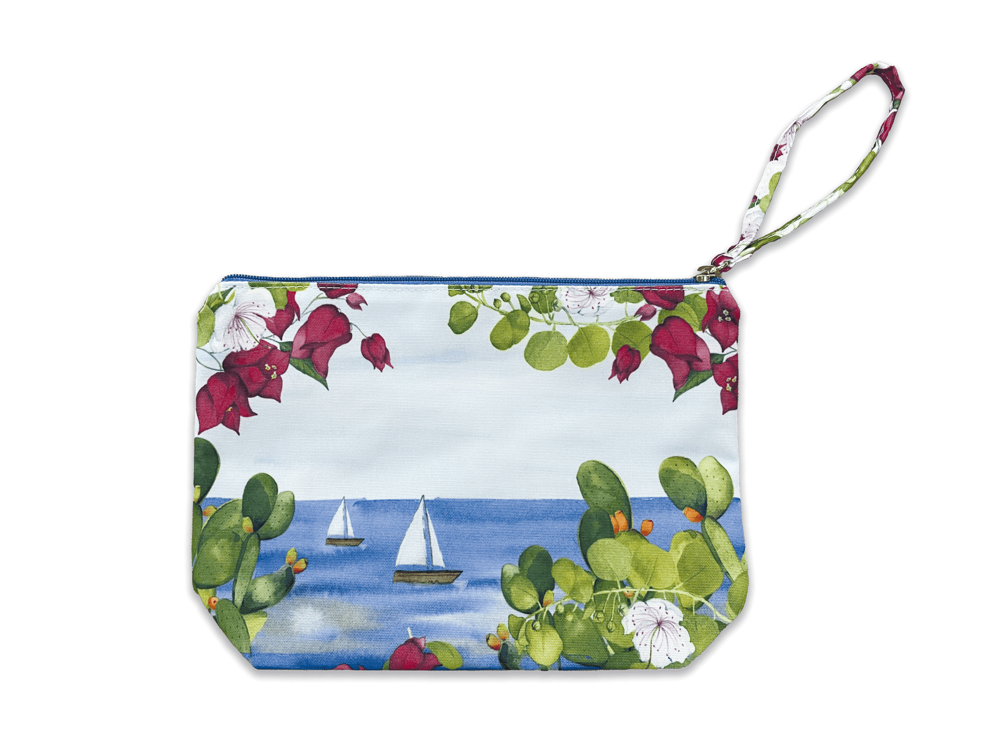 Cotton Pochette «Lipari», 100% Made in Italy