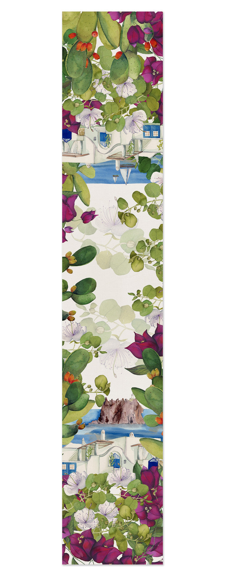 Linen Runner 38x220 cm «Lipari» 100% Made in Italy