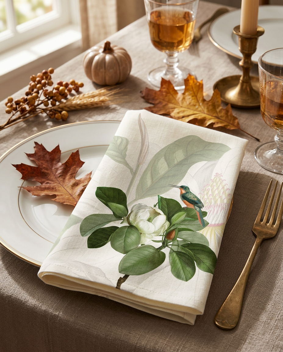Loma Set of 4 Napkins Linen