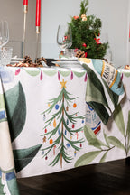 Menù di Natale Tablecloth Cotton Satin